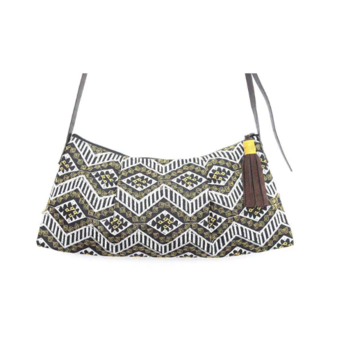 Geometric Crossbody Embroidered Bag - Thailand