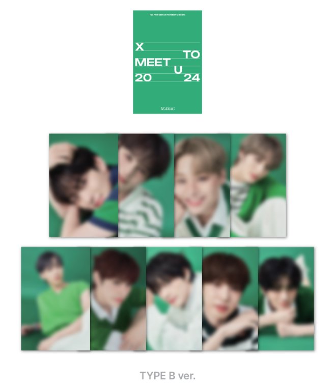 Xodiac - x To Meet U 2024 1st Fan Con Official MD Postcard Set