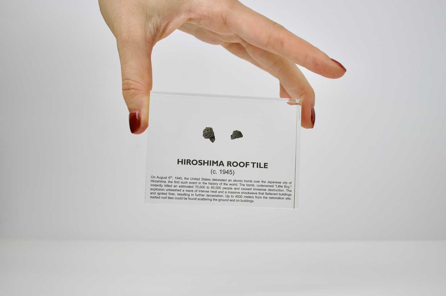 Hiroshima Tile Artifact Display