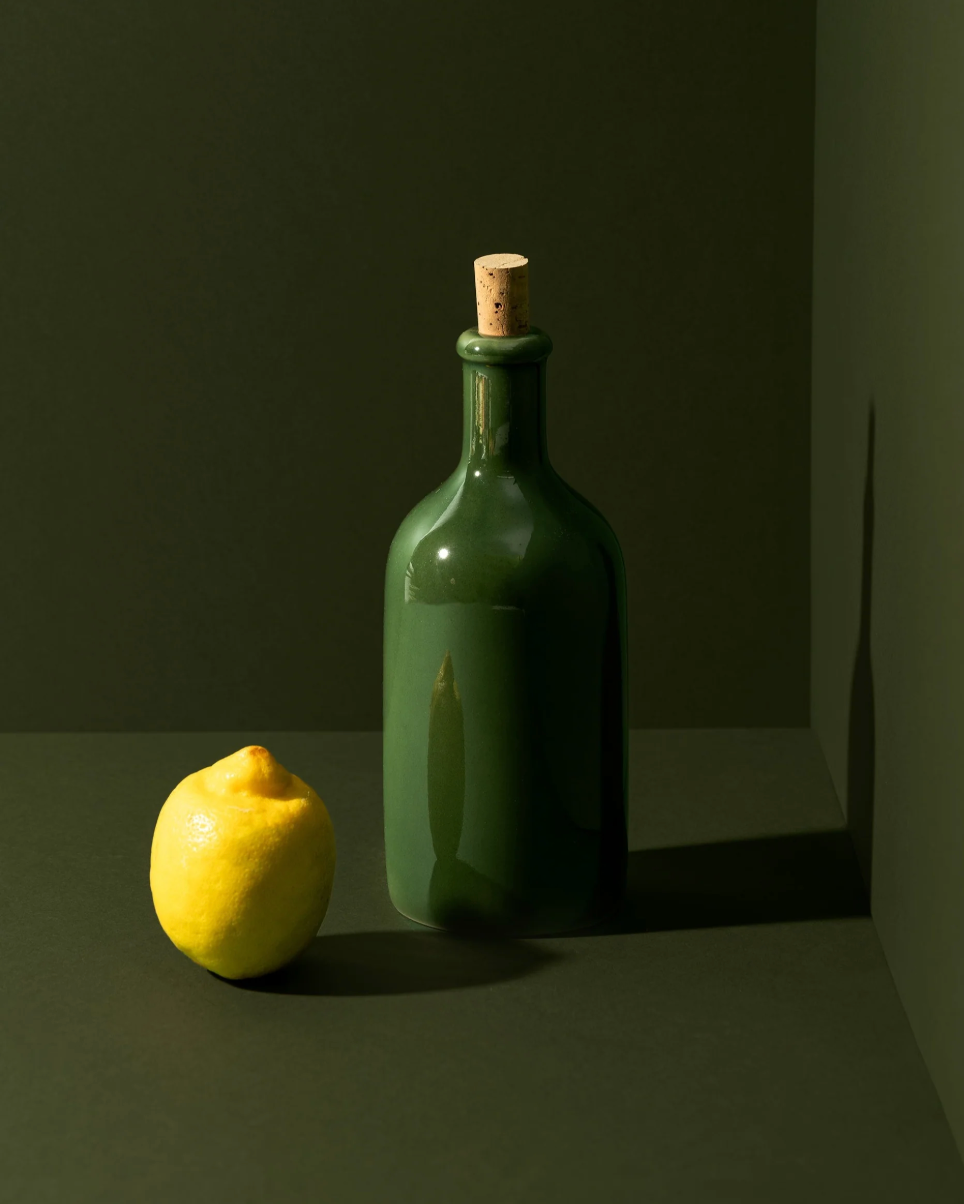 Stoneware Olive Oil Dispenser - Jazz 21 oz