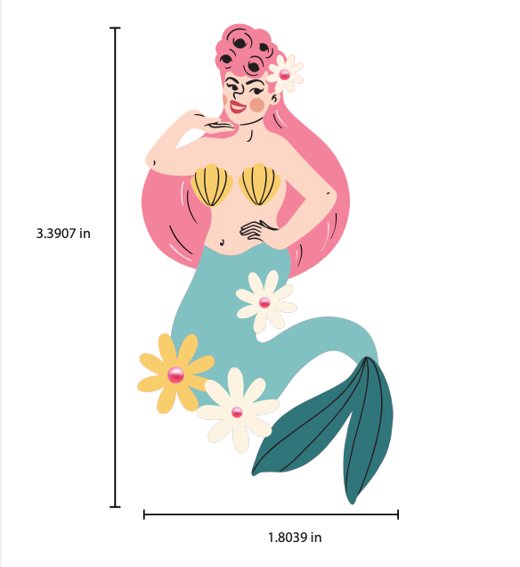 Pearl the Mermaid Brooch by Marla VonDuta x Lipstick & Chrome