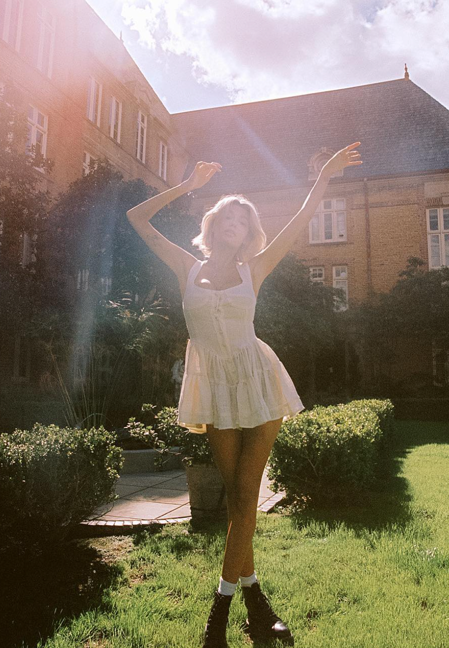 The Elisabeth Romper Dress - Ivory