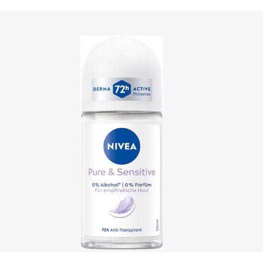Nivea Pure & Sensitive 47H Anti-Transpirant 50 ml