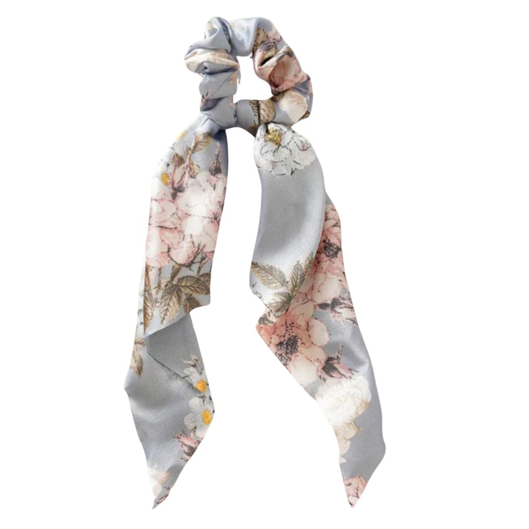 Silky Scarf Pony Holder (13 Color Options) | Scrunchie Hair Accessories