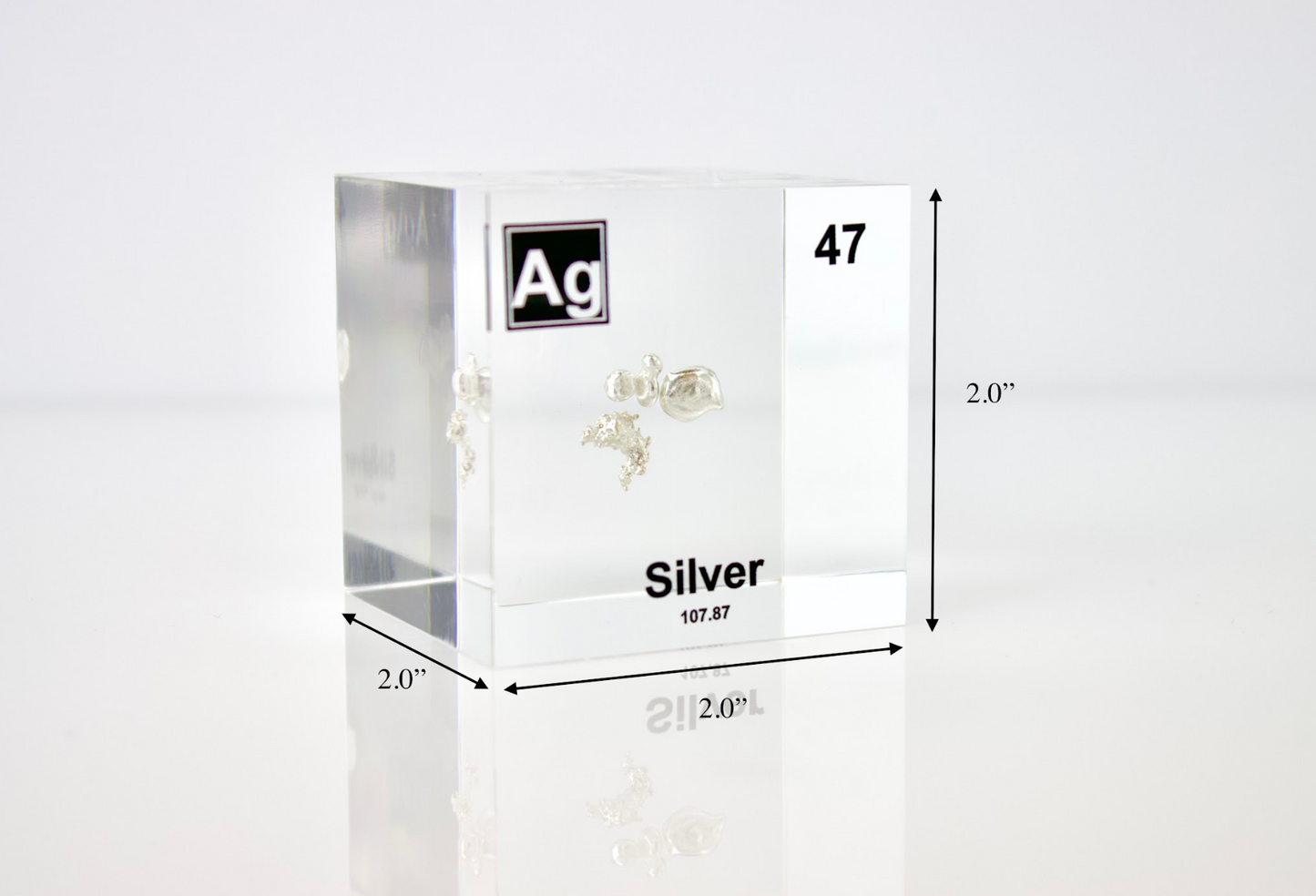 Silver Element Cube