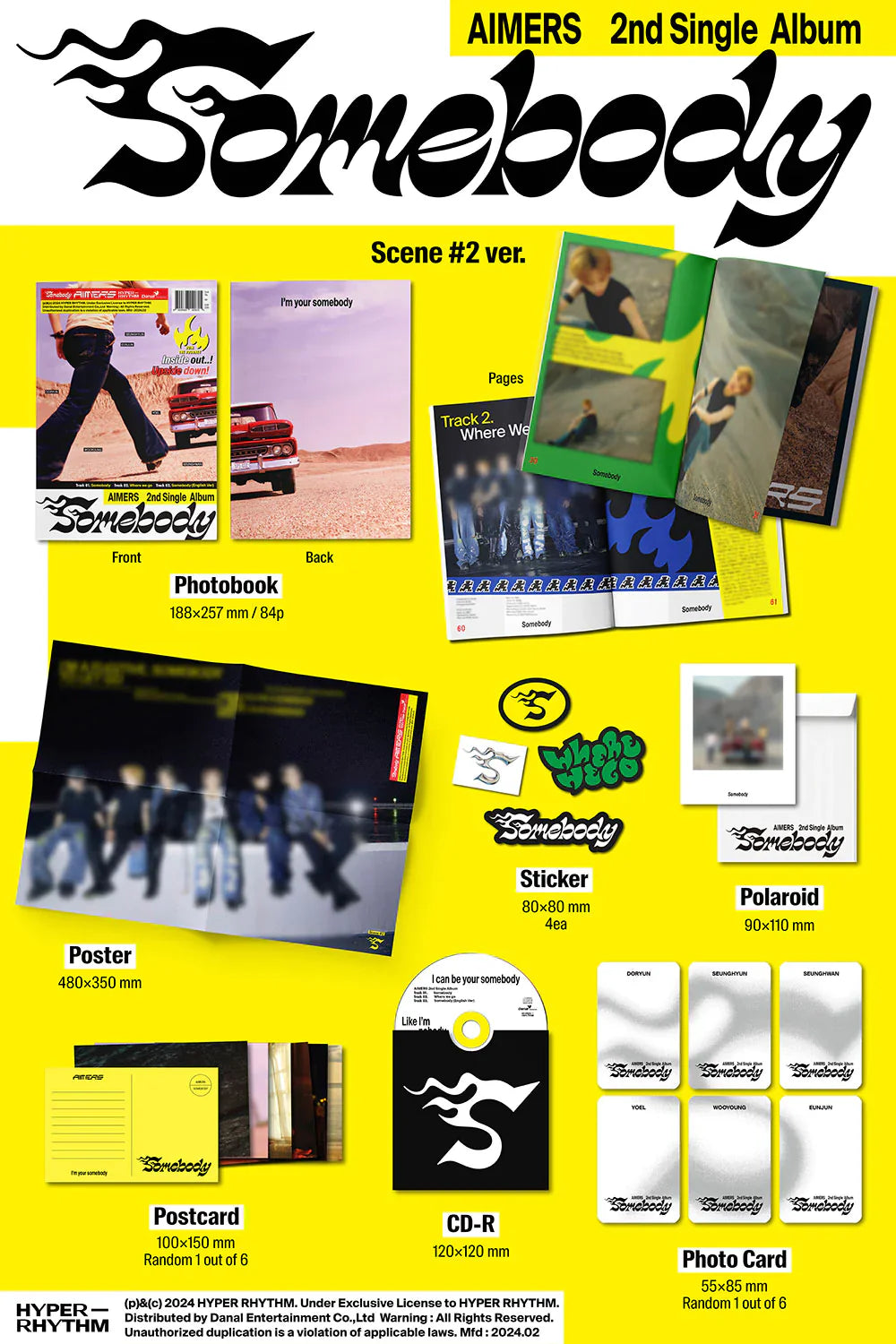 Aimers 2nd Single Album - So Mebody