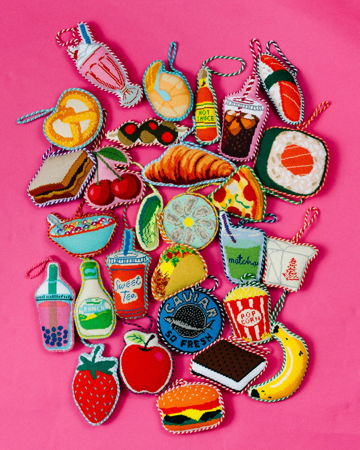 Needlepoint Icon Ornament - Ranch