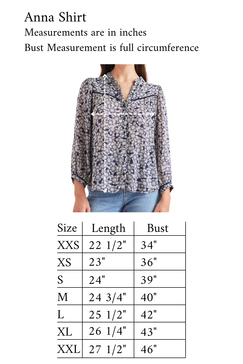 Anna Shirt in Water Lily - Osadia Concept Store