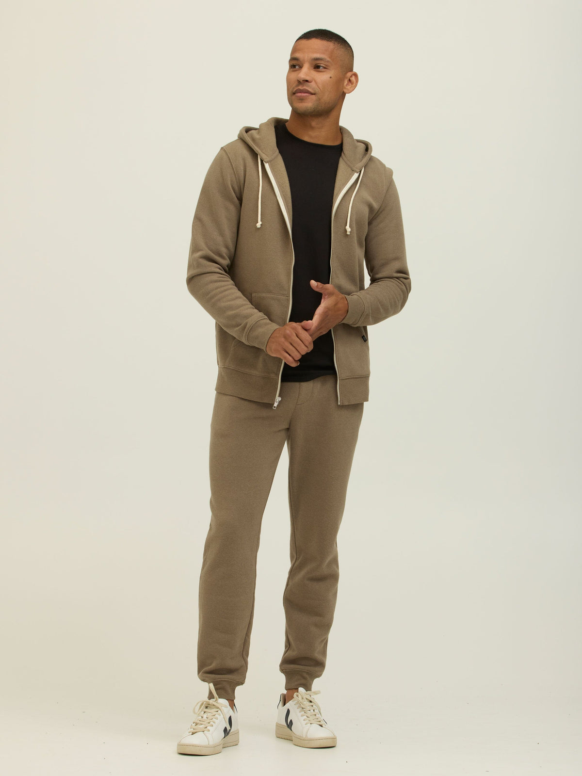 Everyday Triblend Fleece Zip Sweatshirt