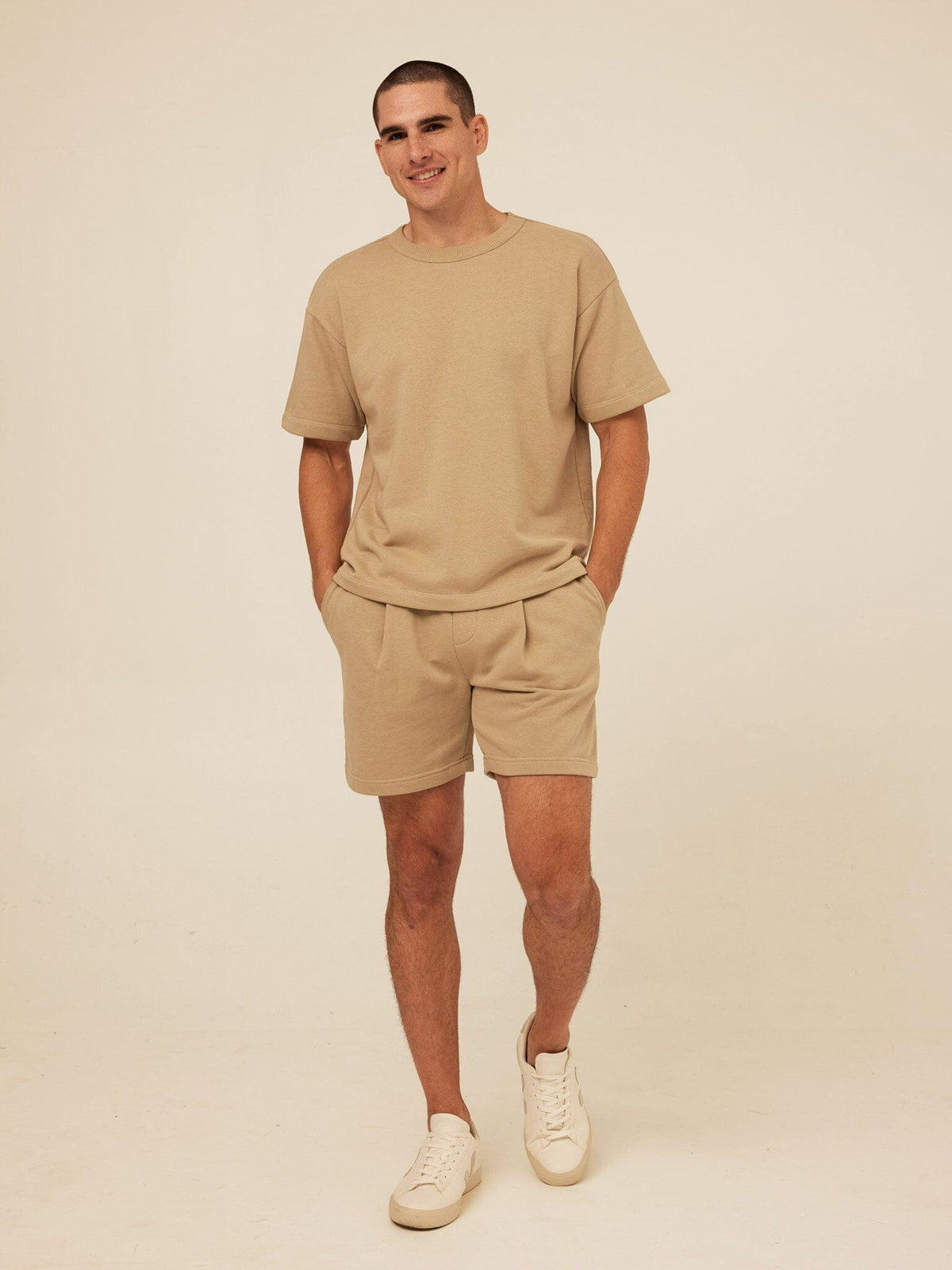 Maxwell Cotton Blend Terry Relaxed Tee