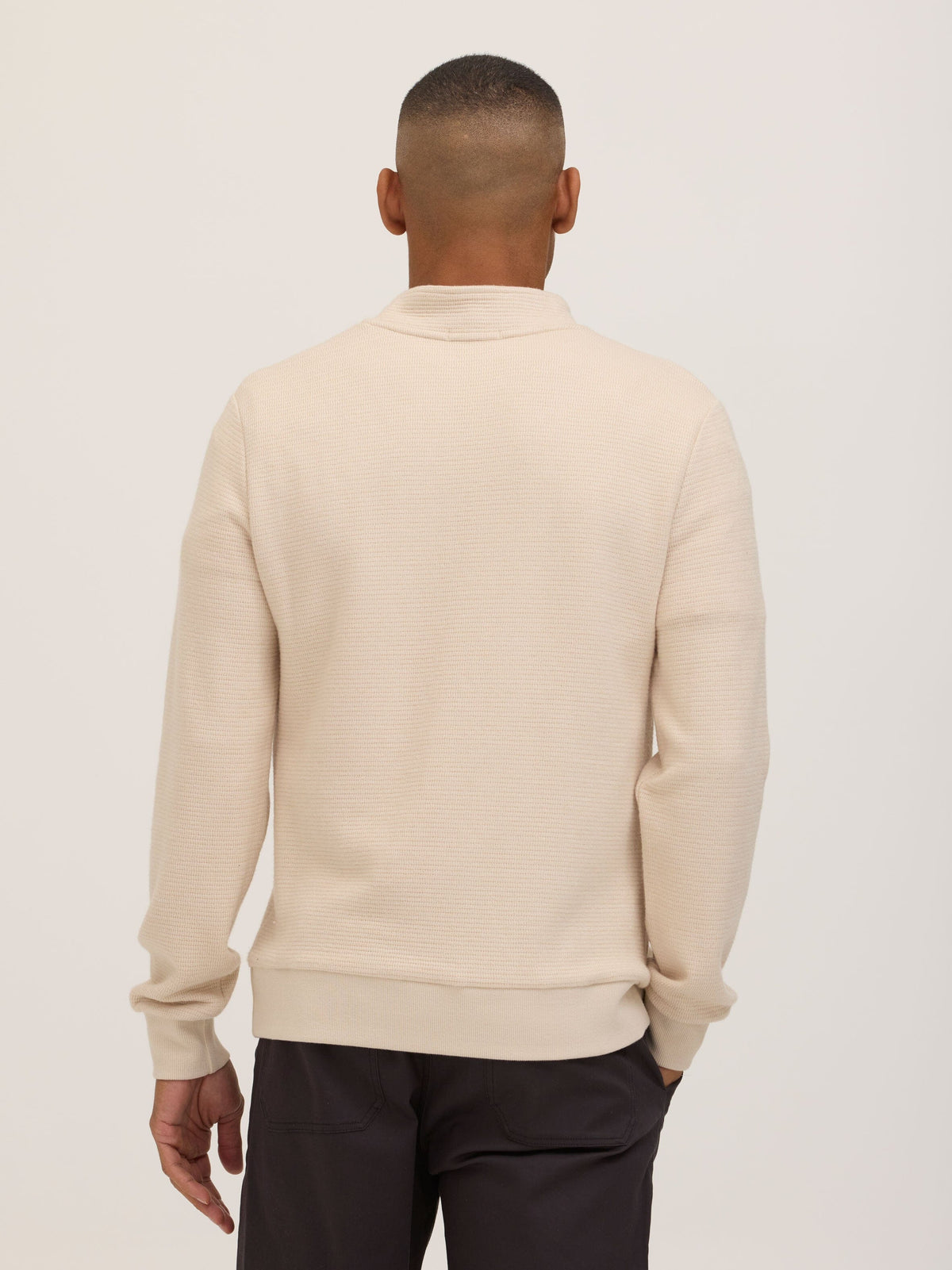 Dan Waffle Knit Quarter Zip