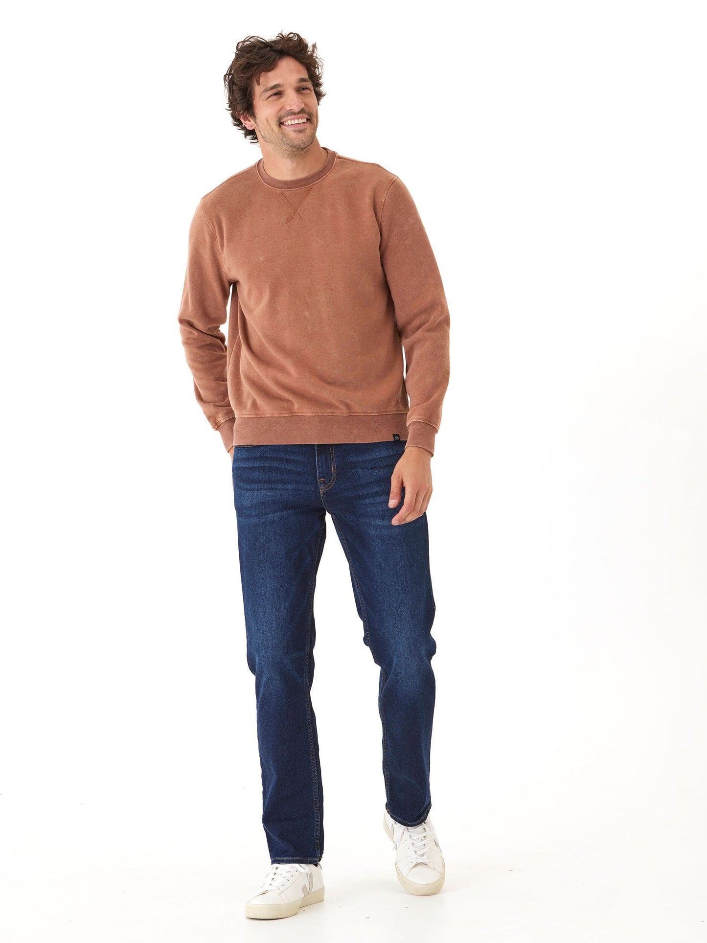 Mineral Wash Fleece Crew