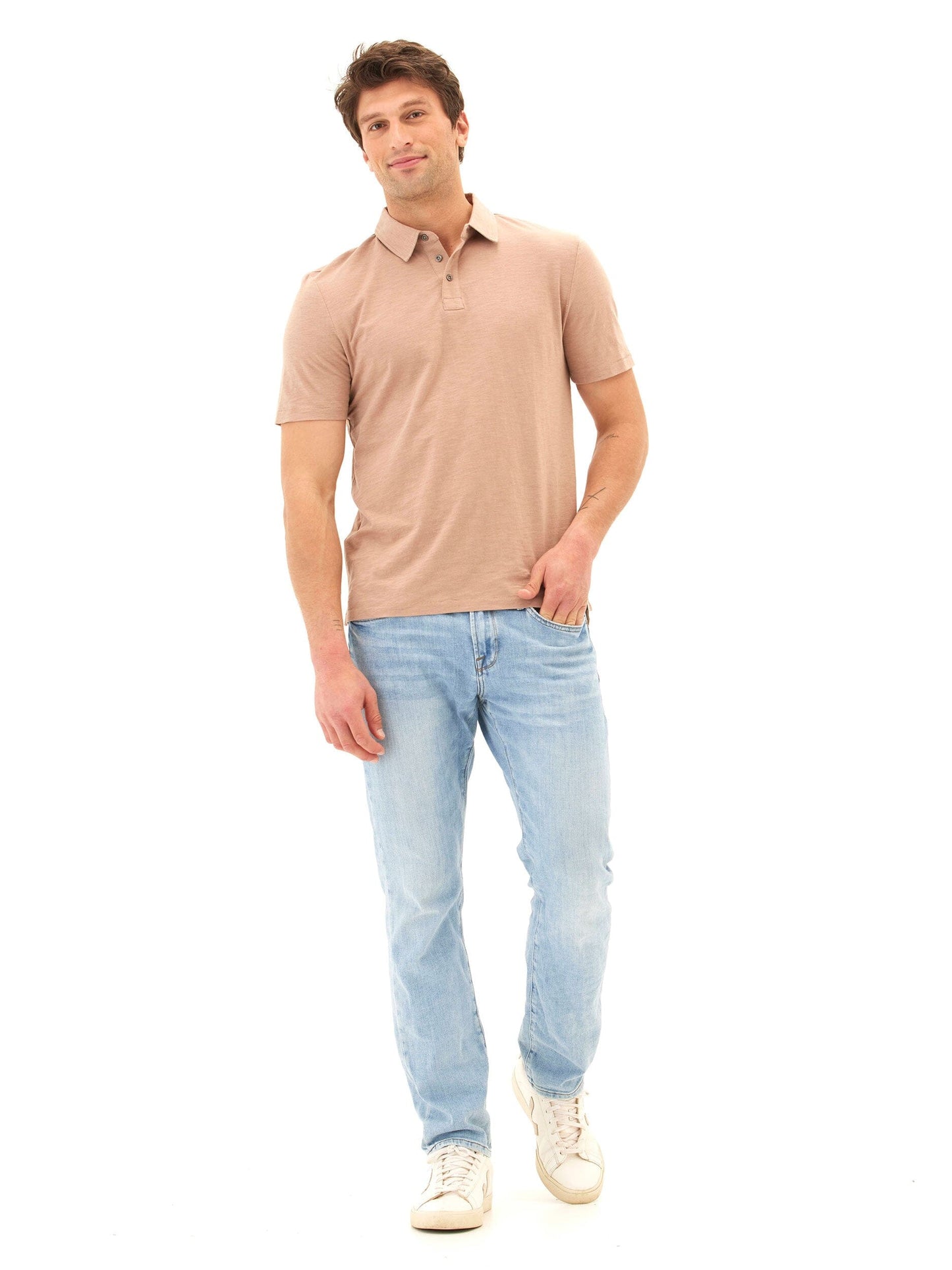 Slub Jersey Polo