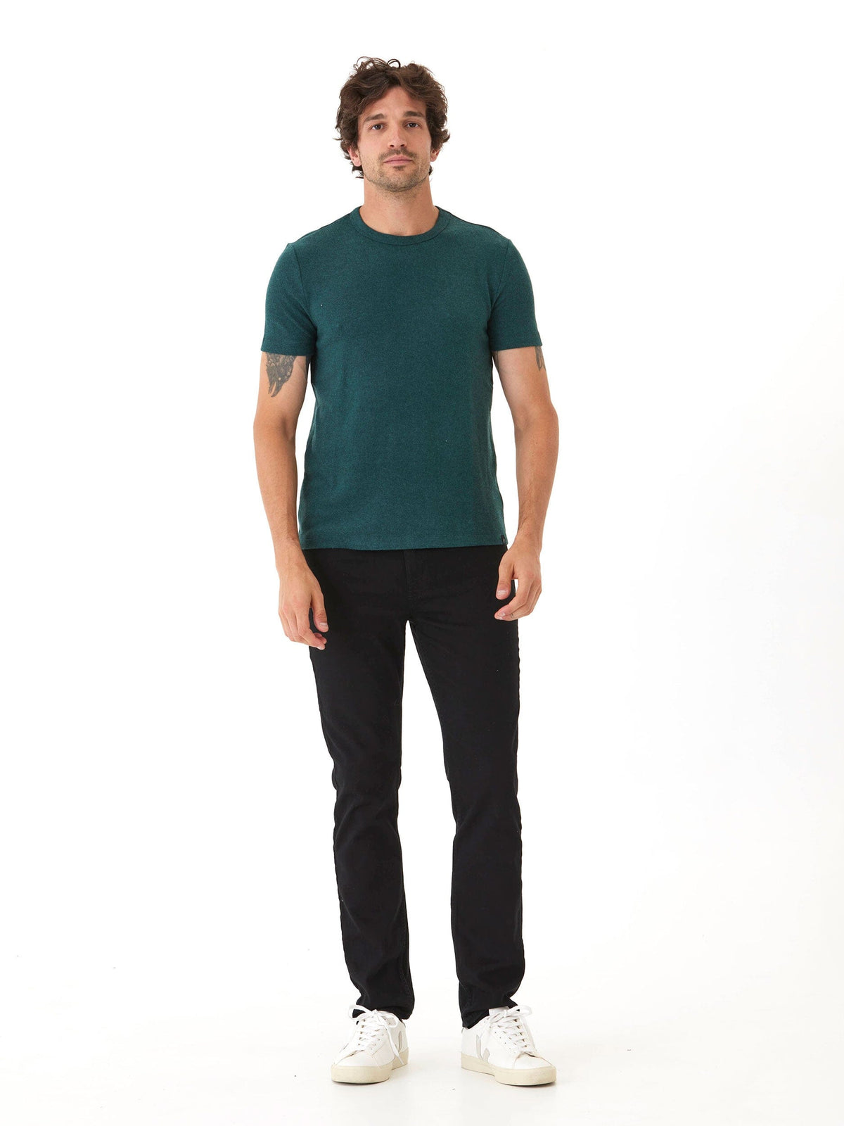 Gil Sweater Knit Short Sleeve Tee