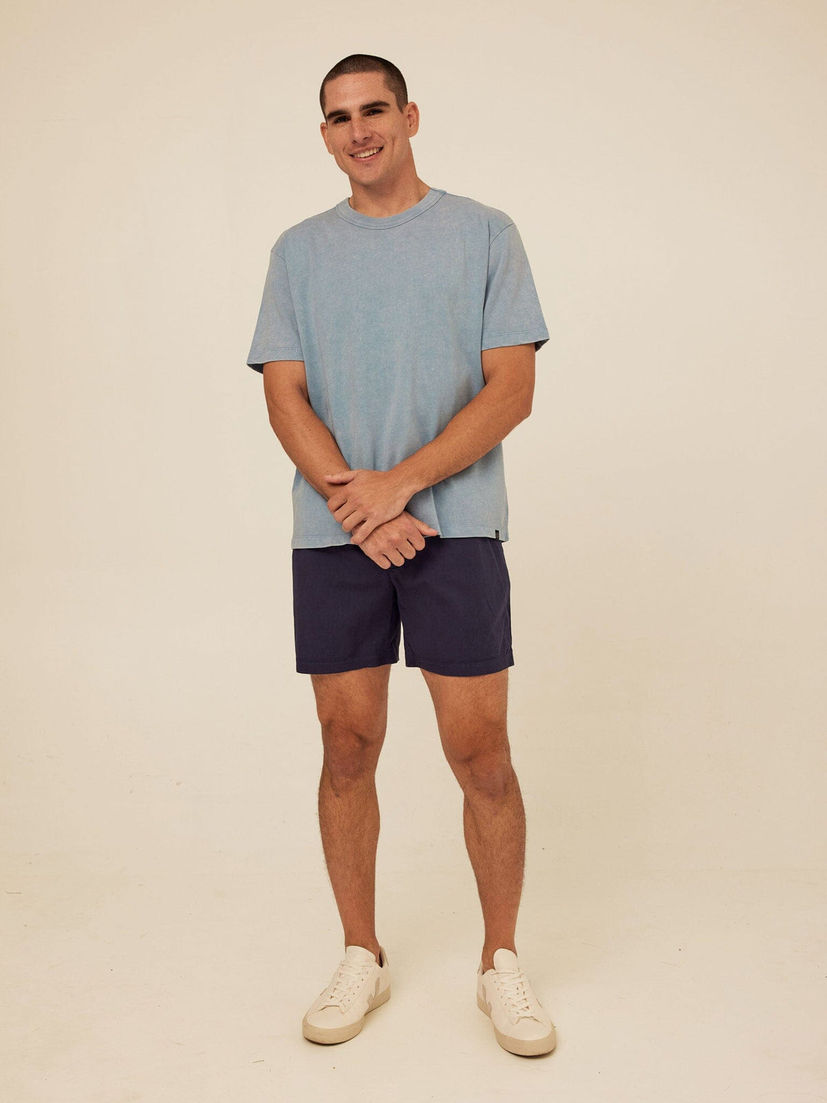 Johnny Relaxed Fit Mineral Wash Jersey Tee
