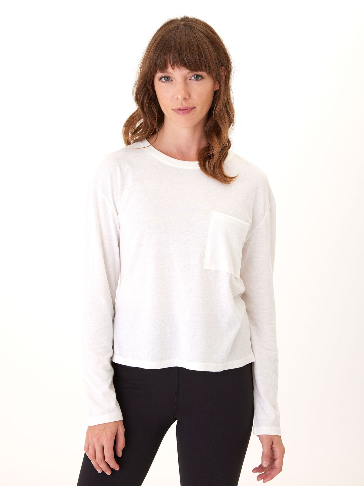 Maggie Triblend Long Sleeve Pocket Tee