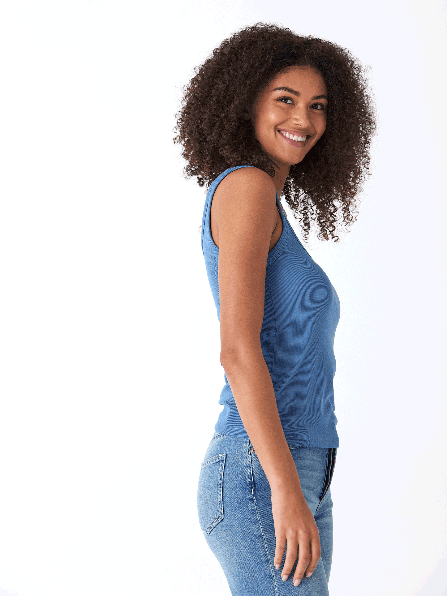 Yvette Feather Rib Tank