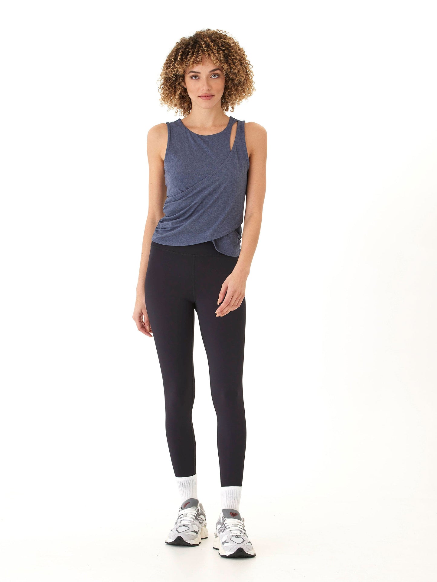 Cynthia Luxe Jersey Wrap Tank