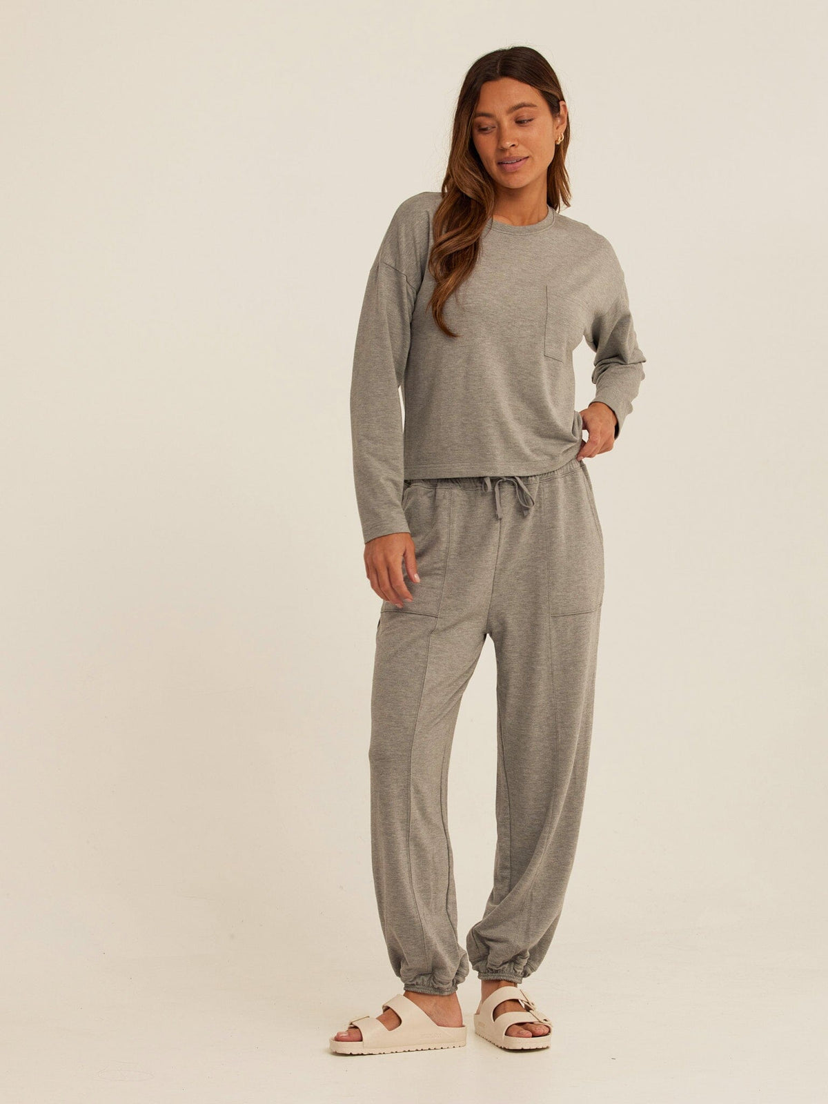 Shaina Modal Terry Pocket Long Sleeve