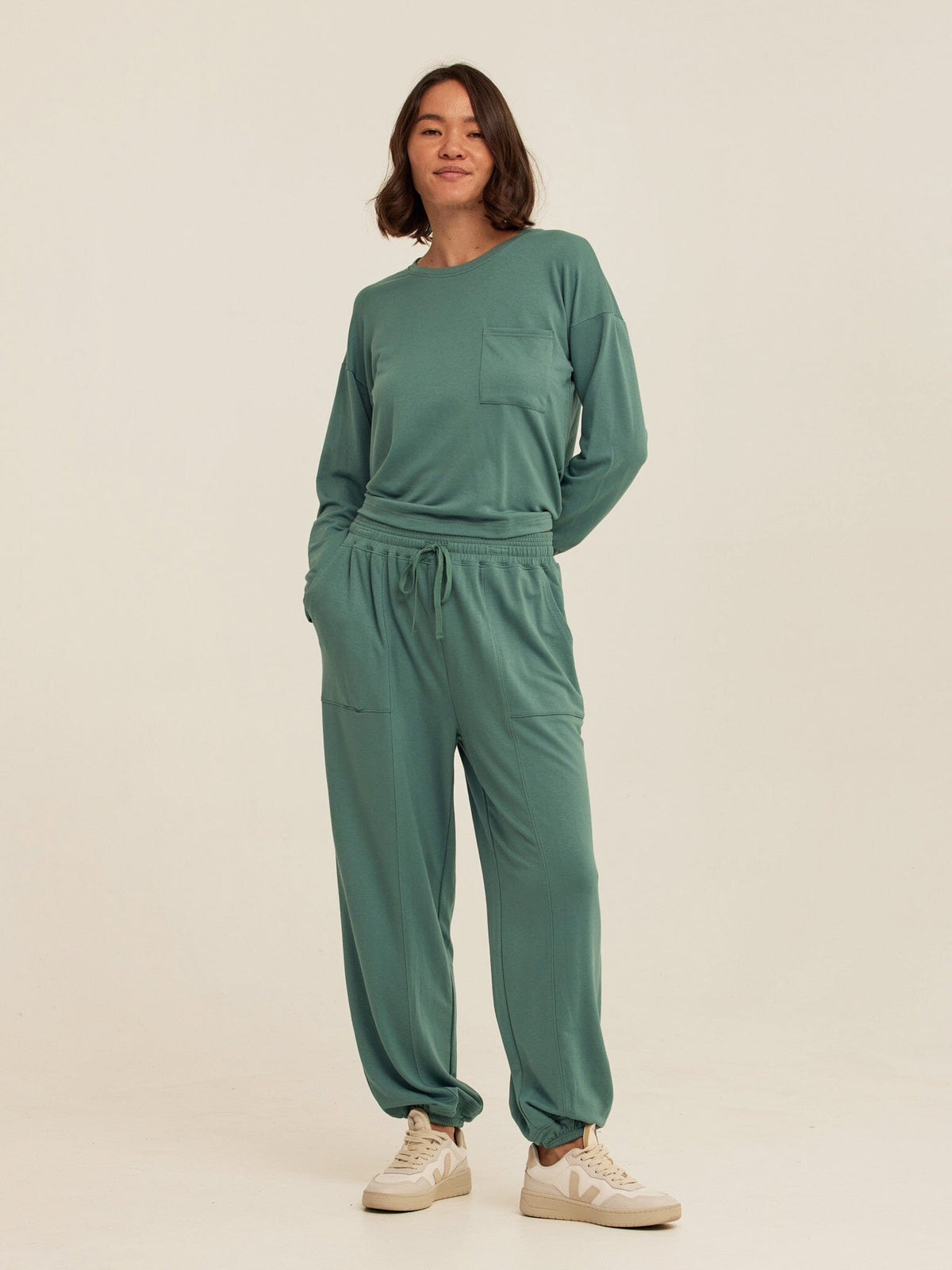 Shaina Modal Terry Pocket Long Sleeve