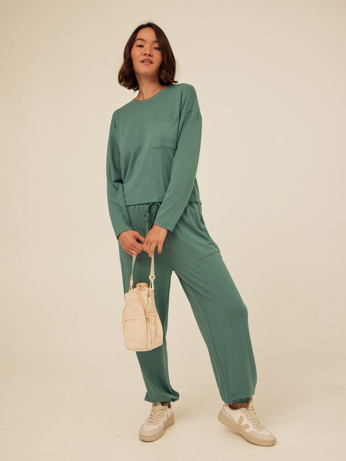 Shaina Modal Terry Pocket Long Sleeve