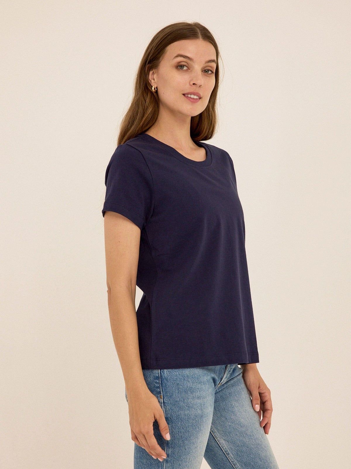Emmy Essential Jersey Crew Tee