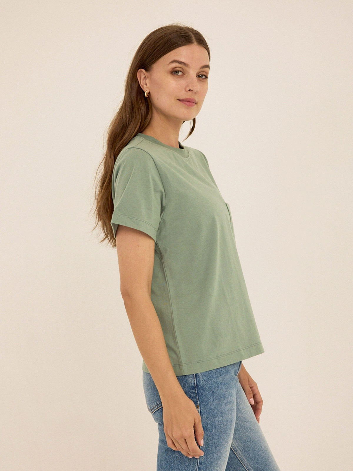 Beth Essential Jersey Pocket Tee