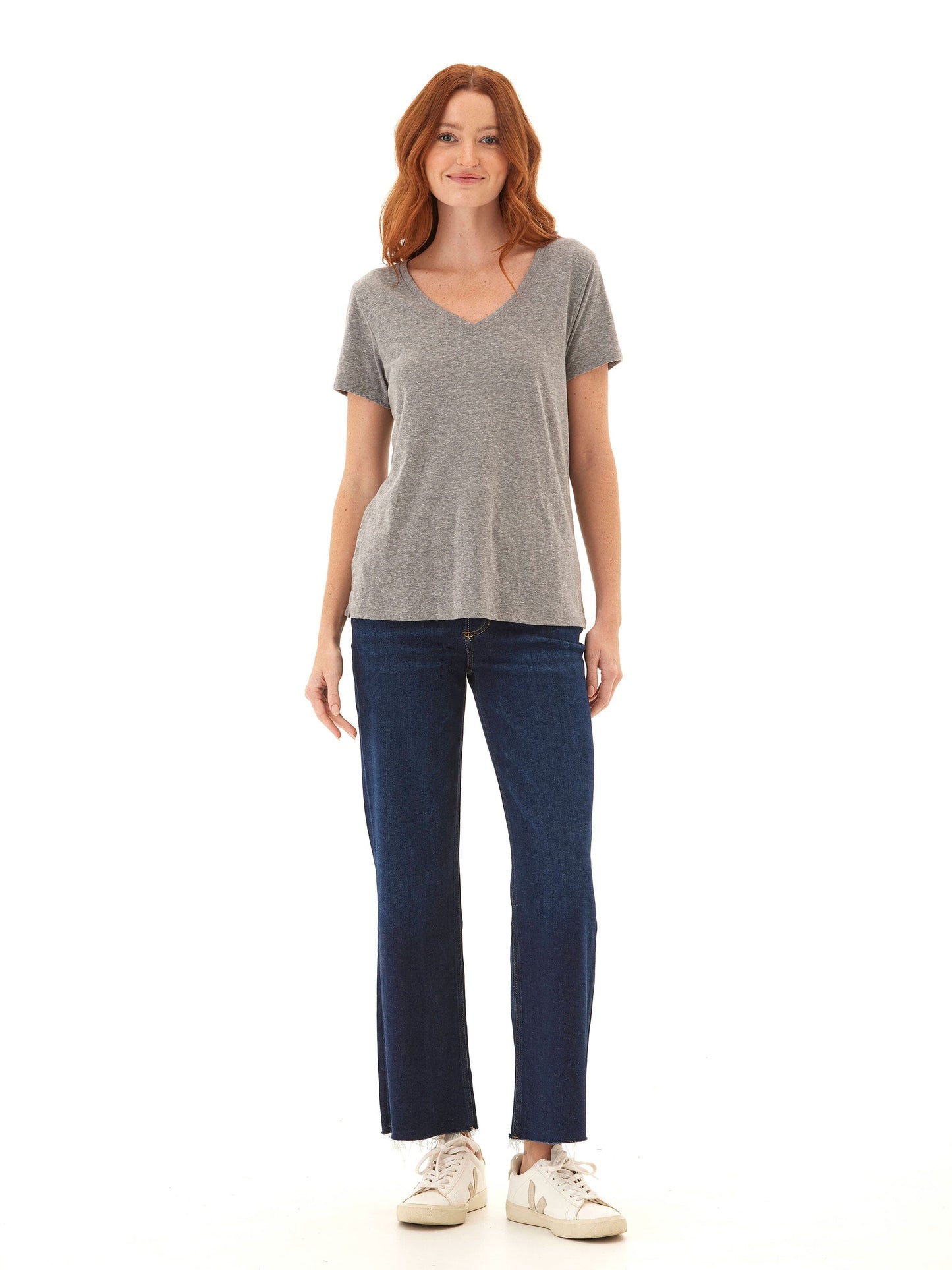 Pattie Triblend V-Neck Tee