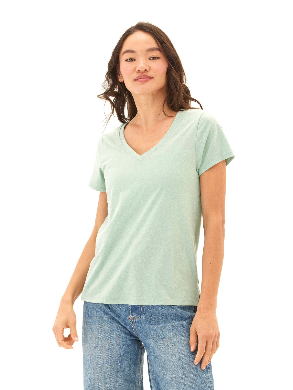 Pattie Triblend V-Neck Tee