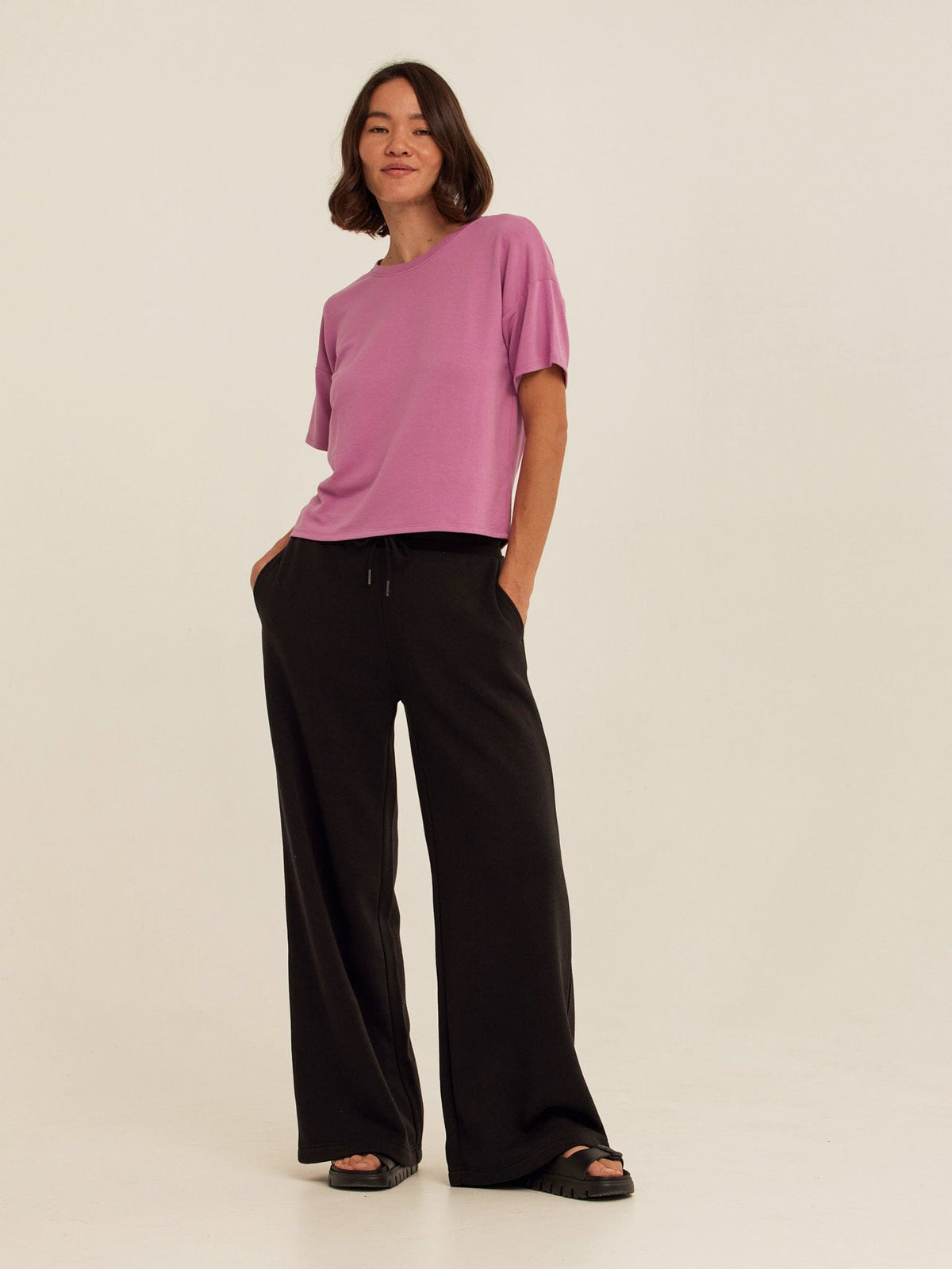 Core Modal Terry Crew Neck Tee