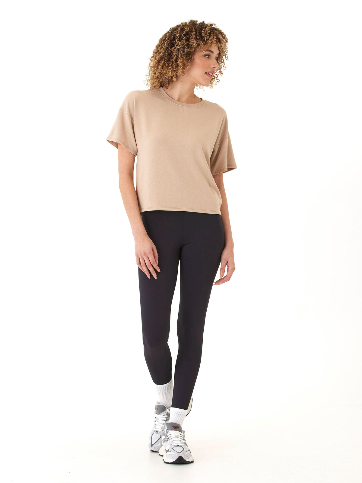 Core Modal Terry Crew Neck Tee