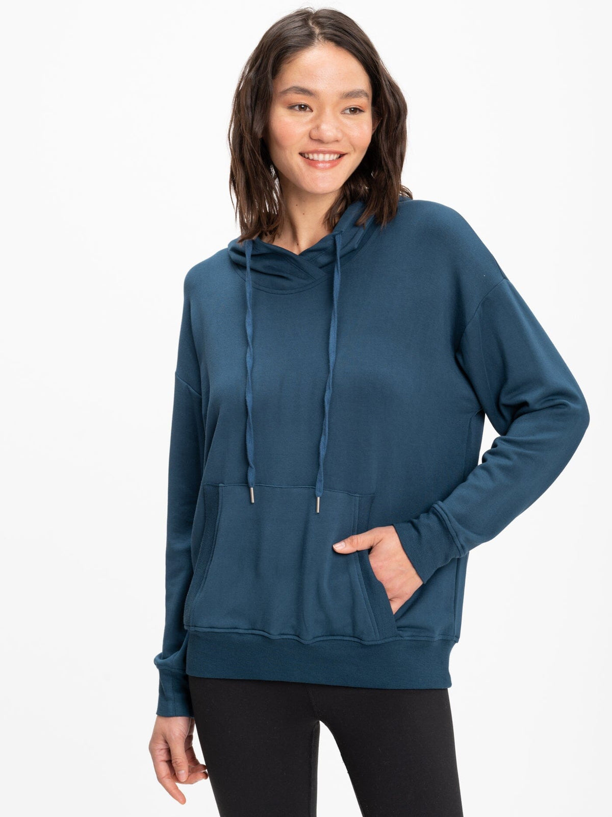 Madge Feather Fleece Pullover Hoodie