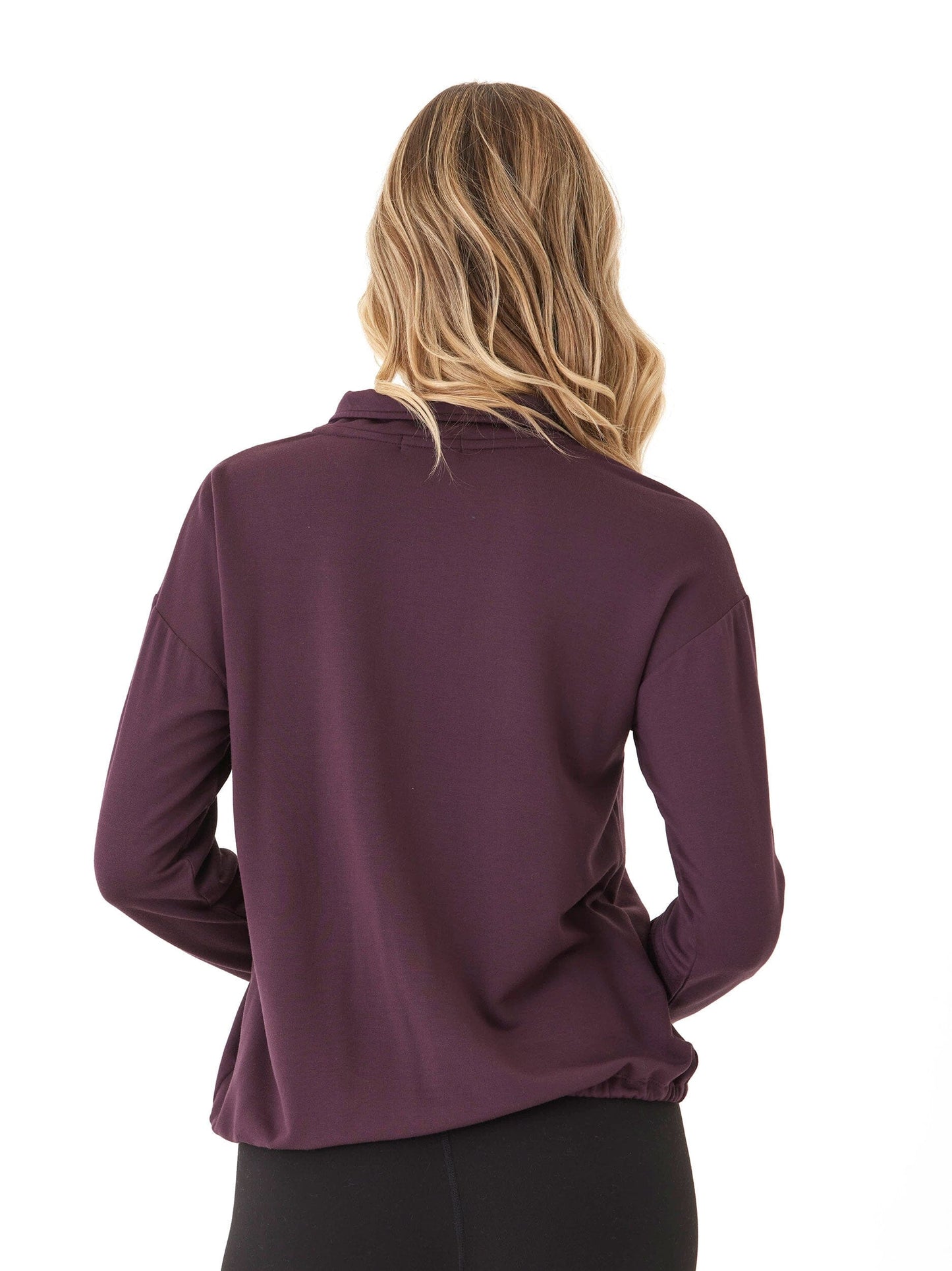 Nyla Feather Fleece Half Zip Pullover
