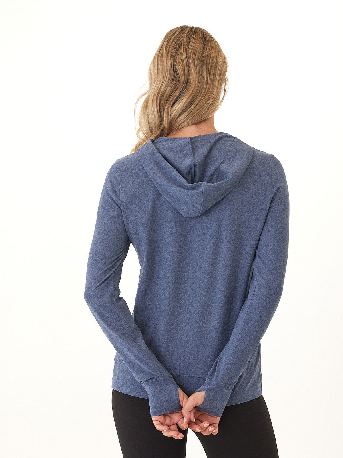 Gretchen Quarter Zip Luxe Jersey Hoodie