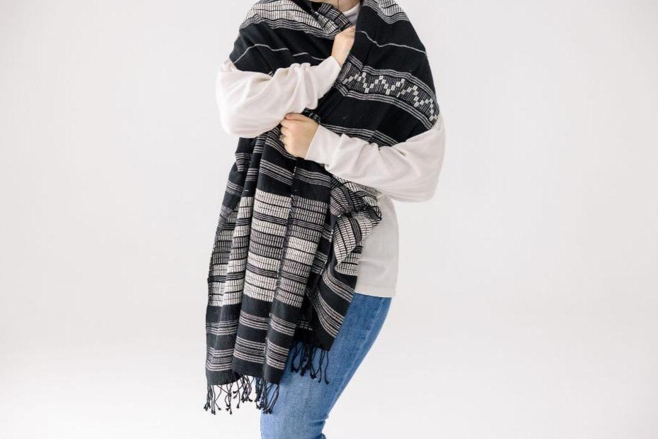 Tabor Handwoven Ethiopian Cotton Shawl