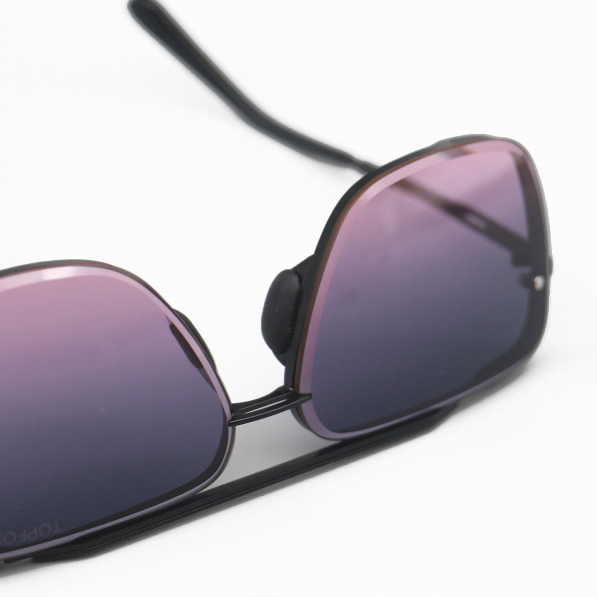Bella Faded Purple and Pink - Tangle Free Aviator Sunglasses - Osadia Concept Store