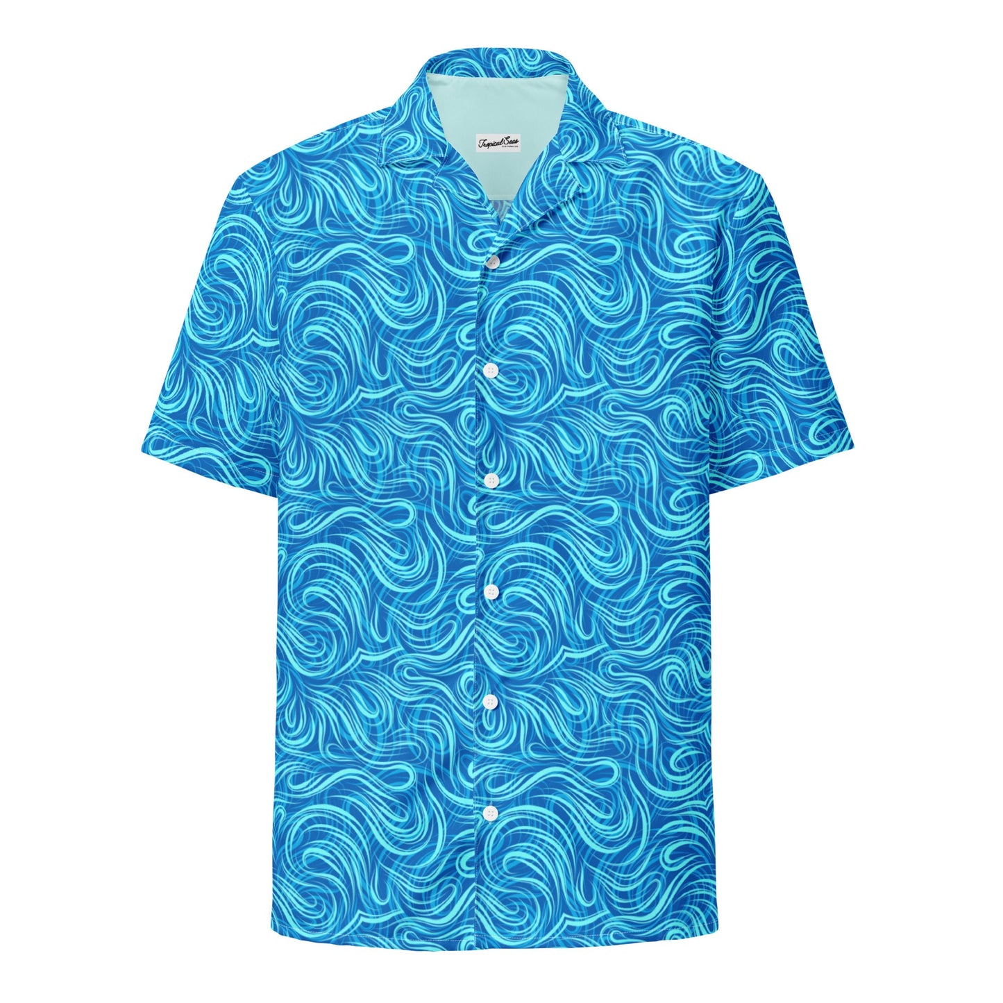 Tsunami Island Party Button Down Hawaiian Shirt