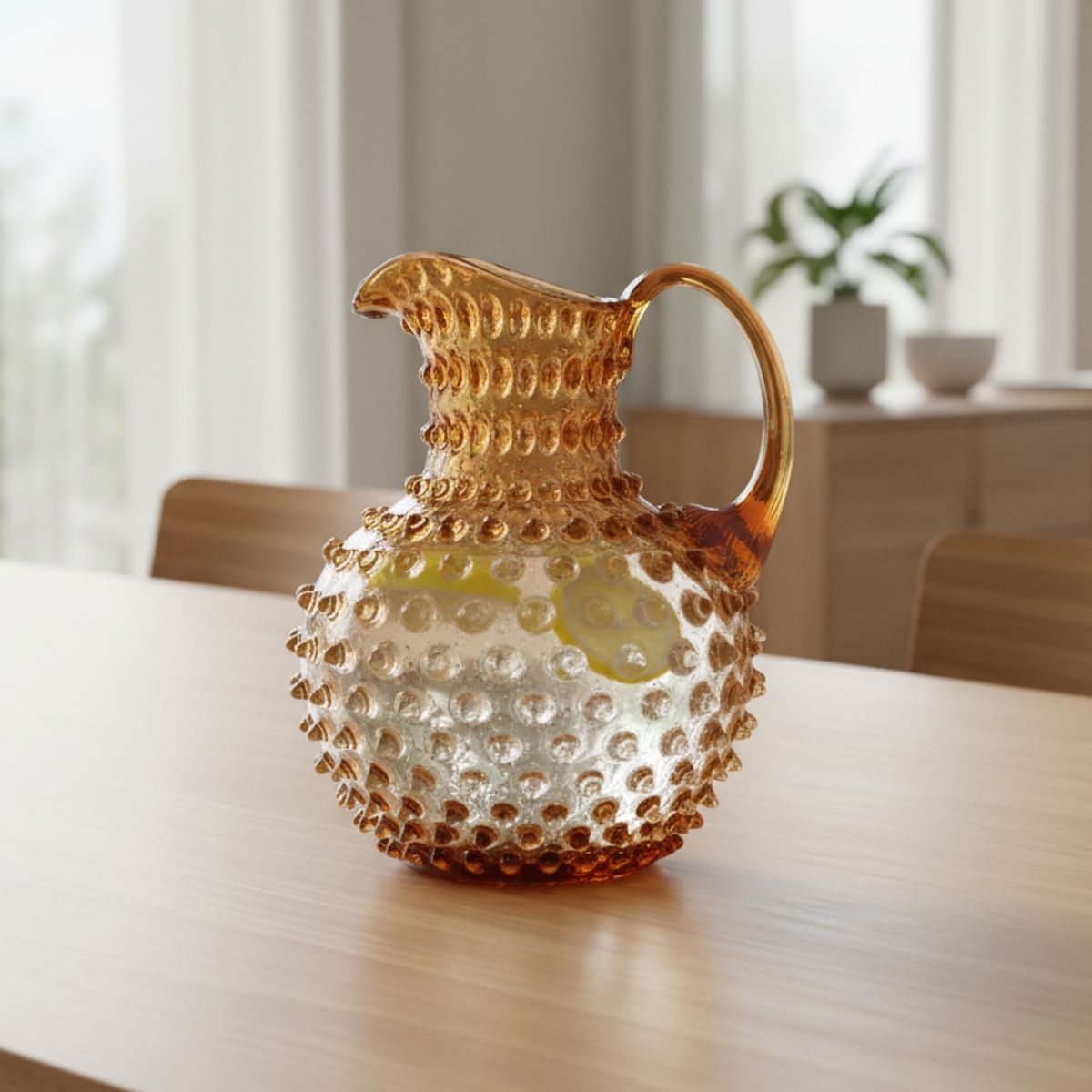 Hobnail Jug - Large - Butterscotch