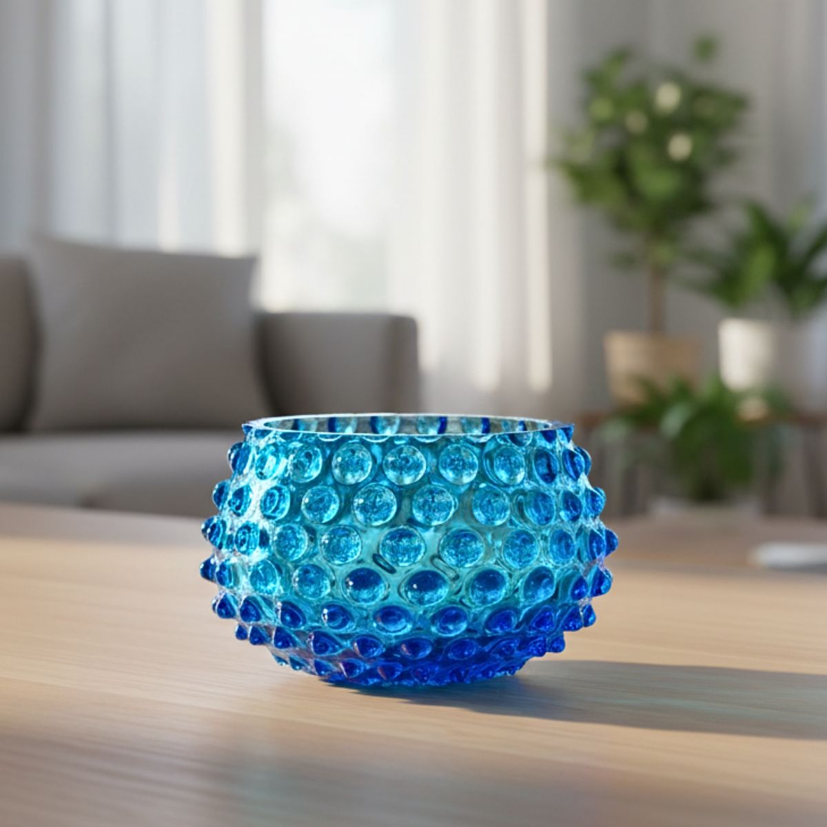 Hobnail Bowl - Small - Coastal Azul