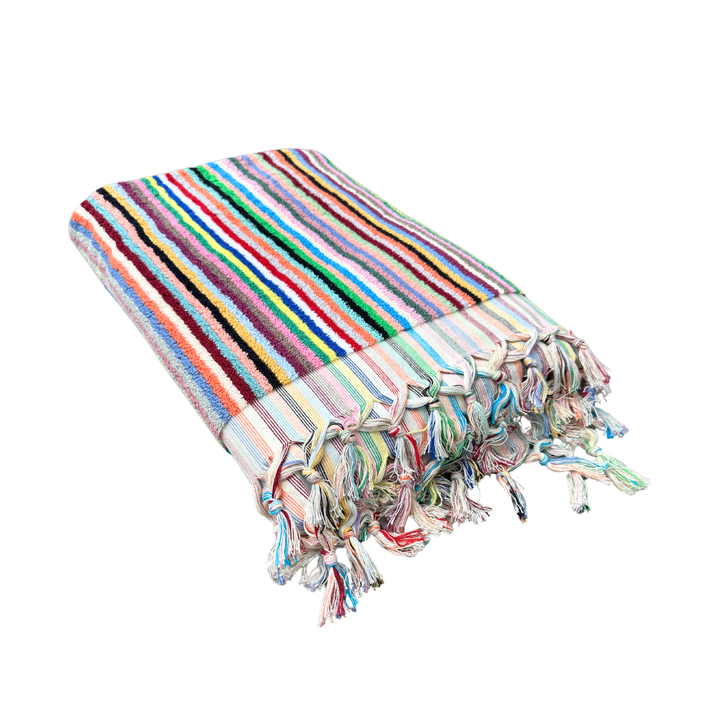 Striped Terry Bath Towel