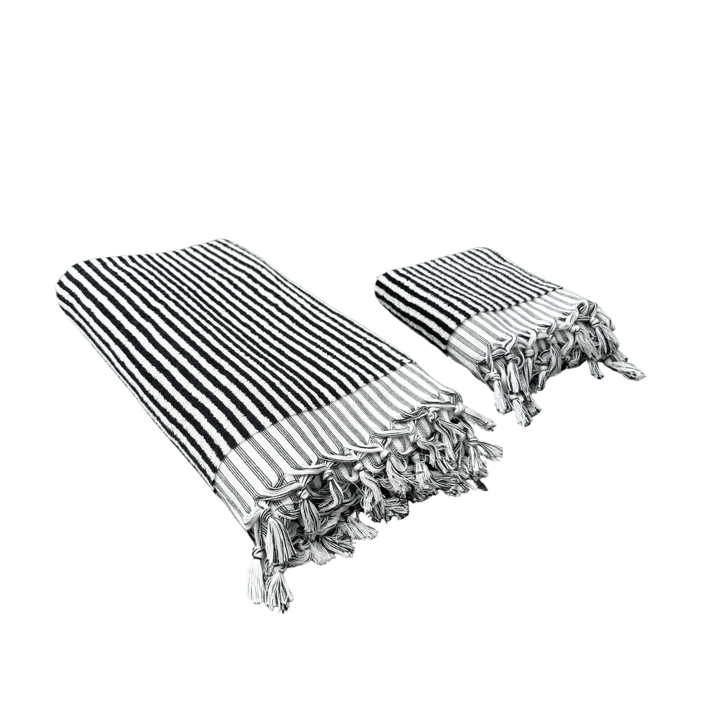 Striped Terry Towel Set