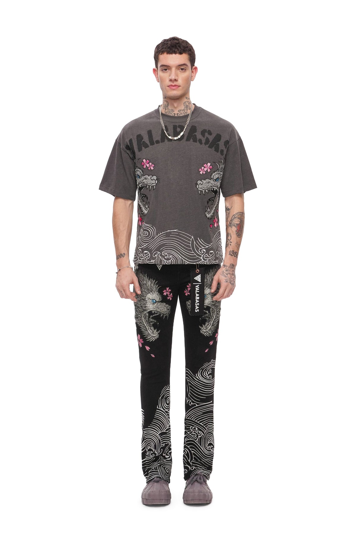 Valabasas Ikari Tee - Washed Black