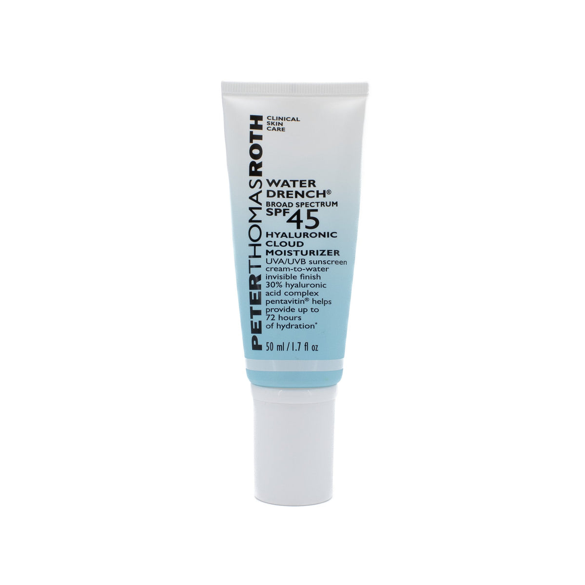 PETERTHOMASROTH Water Drench SPF45 Hyaluronic Cloud Moisturizer 1.7oz - Small Amount Missing