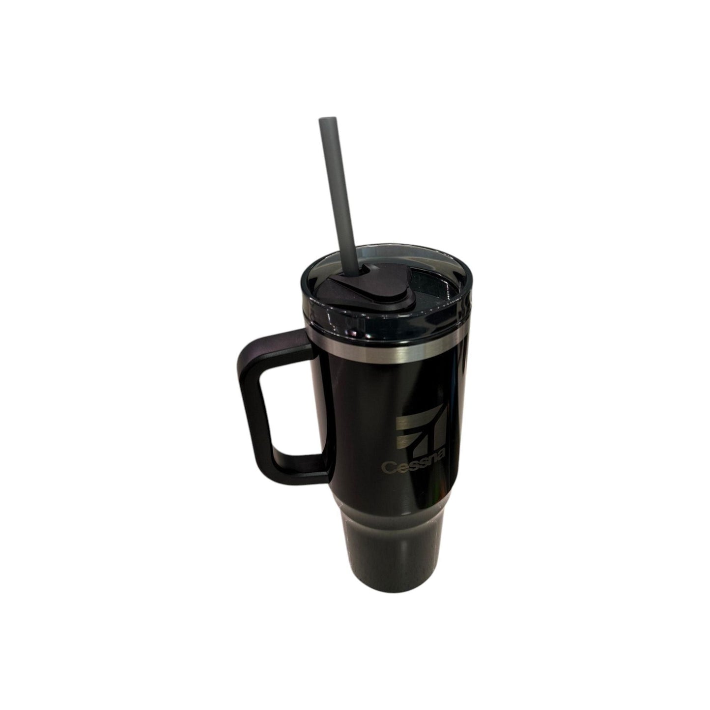 Cessna Stainless Steel Travel Mug – Insulated Aviation Pilot Coffee Tumbler with Handle & Lid 40 oz