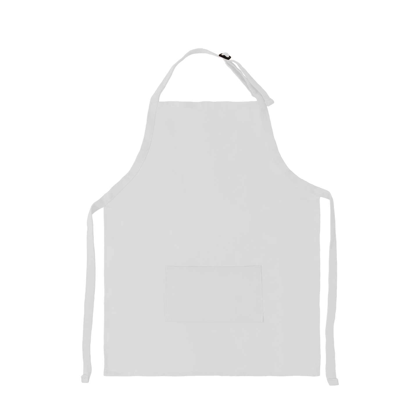 Apron with Patch Pockets Adjustable Neck Strap With Buckle