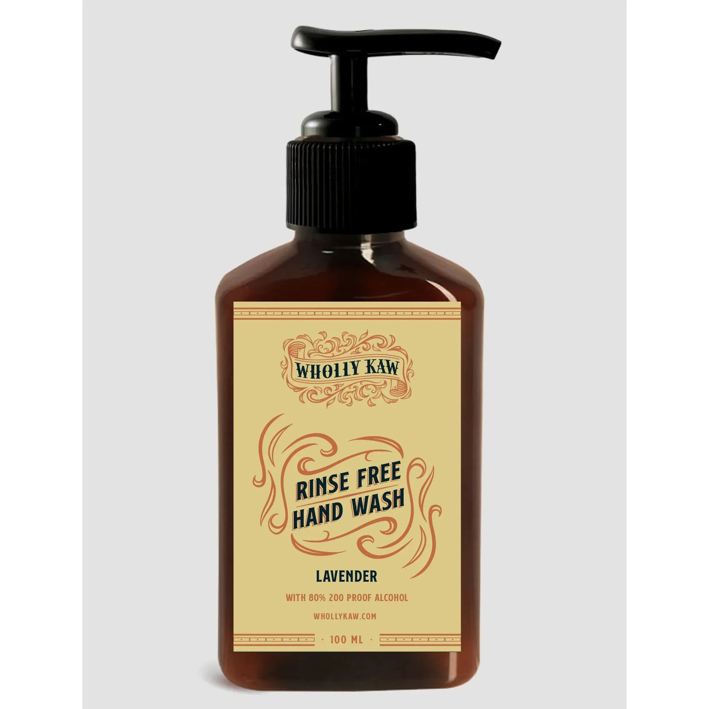 Wholly Kaw Lavender Rinse Free Hand Wash 4 Oz