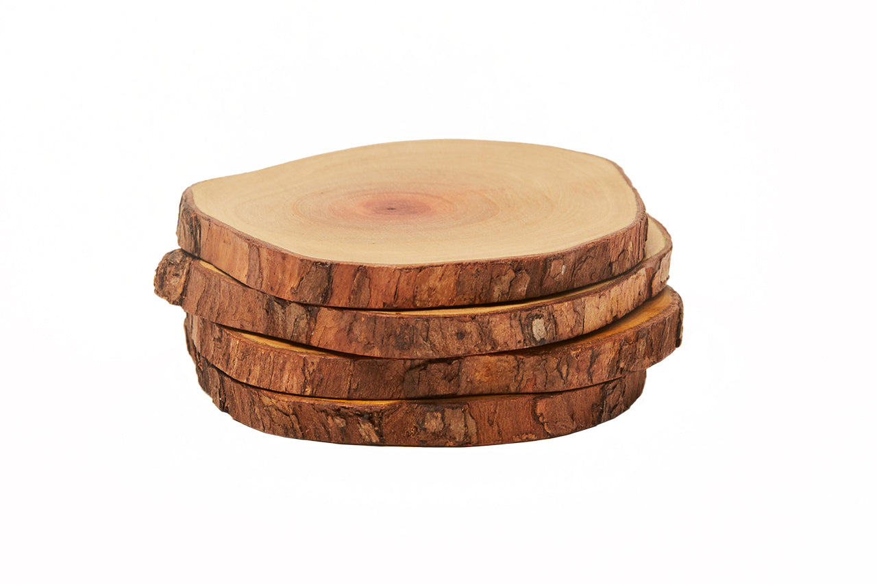 Wood Coaster Set