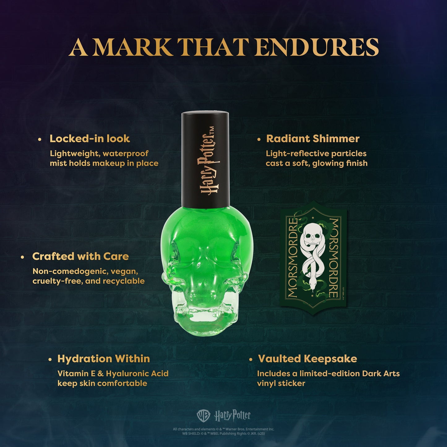 HP Dark Arts | Morsmordre Illuminating Setting Spray - Osadia Concept Store