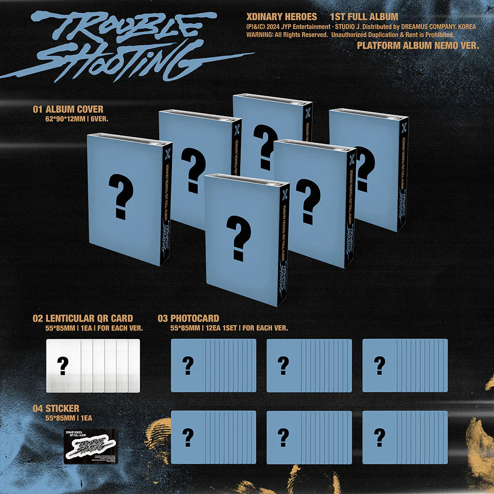 Xdinary Heroes 1st Album - Troubleshooting (Platform Album)