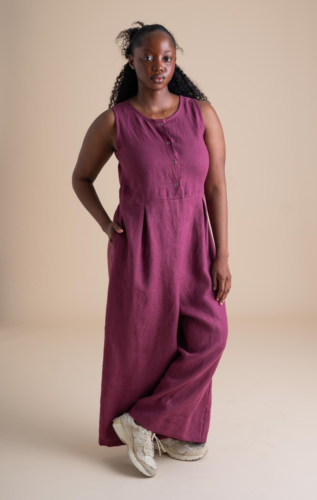 Terrace Jumpsuit in Orchid